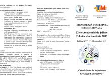 Conferința Internațională – Zilele Academiei de Științe Tehnice din România, 2019