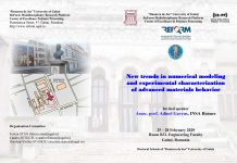 New trends in numerical modeling and experimental characterization of advanced materials behavior