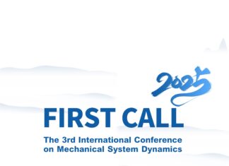 FIRST CALL The 3rd International Conference on Mechanical System Dynamics 23-27.09.2025